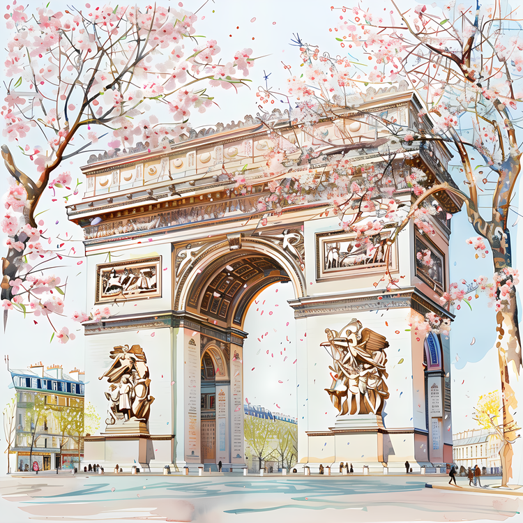 Arc De Triomphe,Paris,Monument