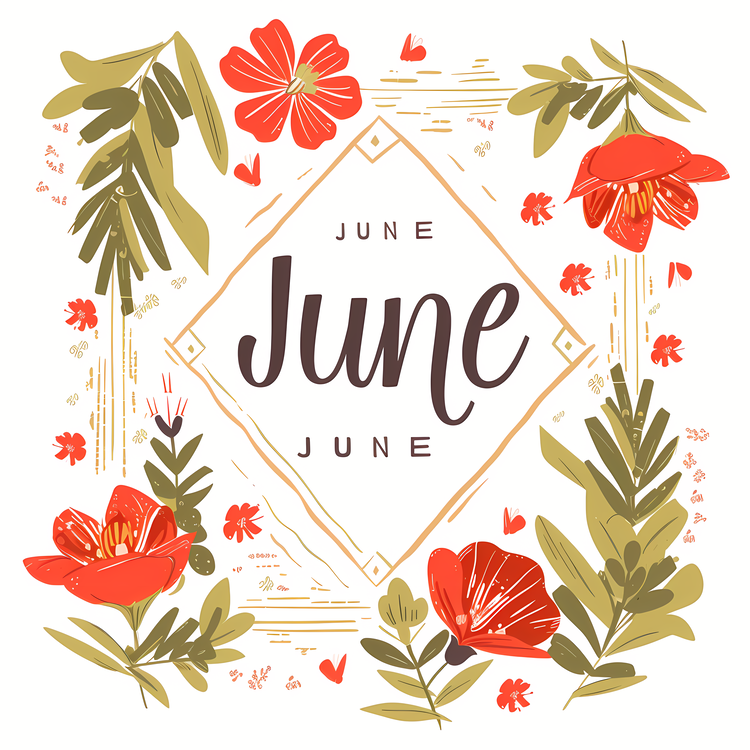 Hello June,Red Flowers,Flower Arrangements
