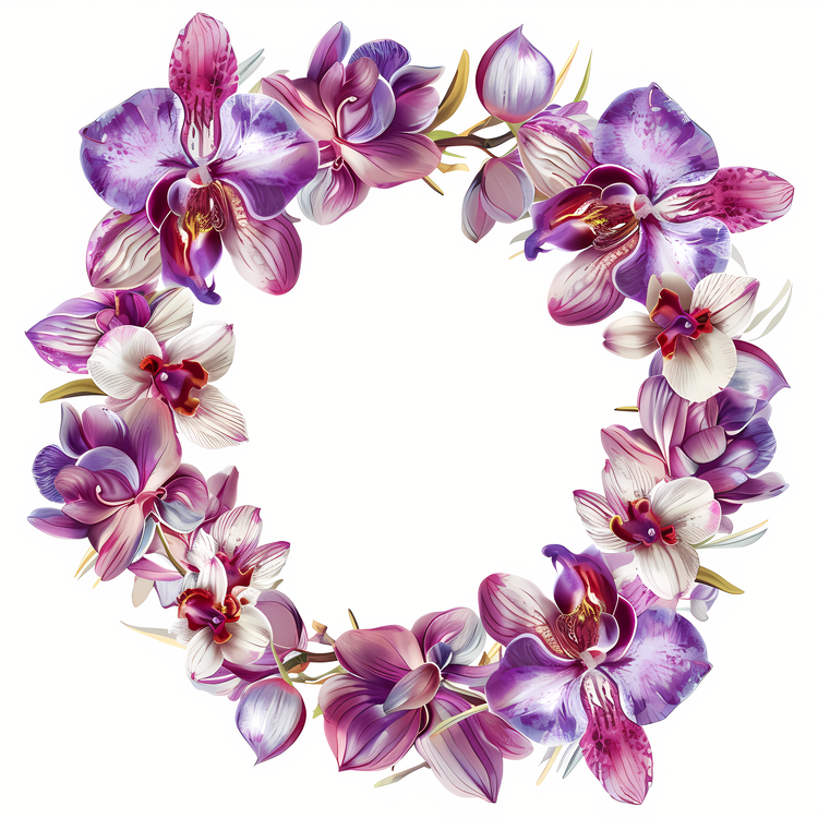 Orchid Day,Wreath,Flowers