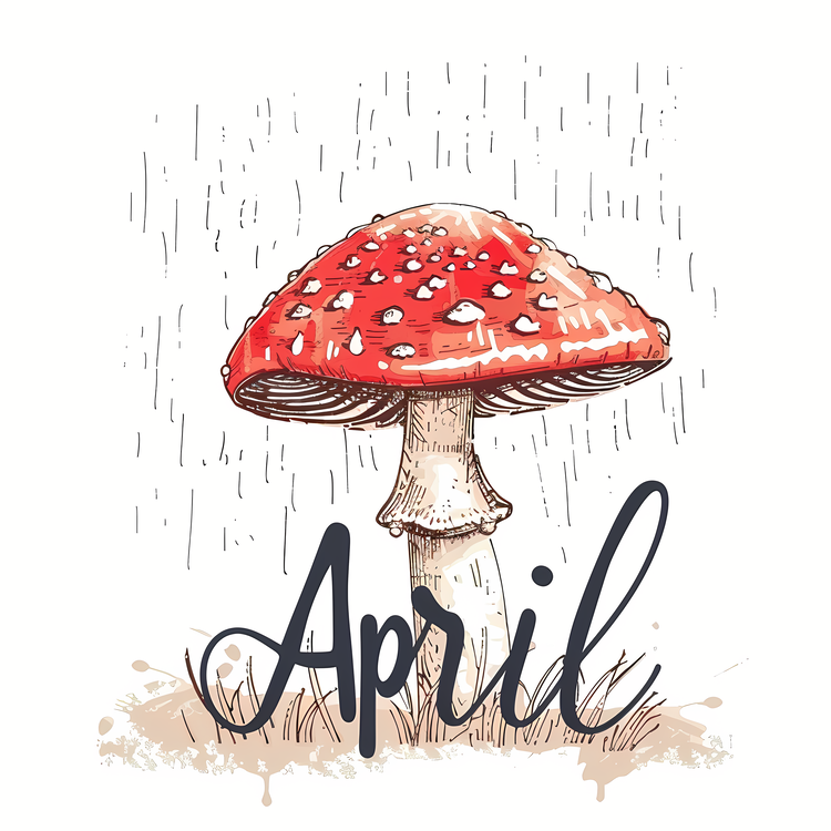 Hello April,Mushroom,Red Mushroom