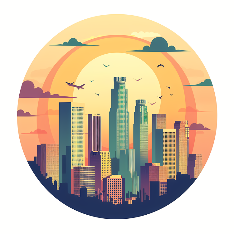 Los Angeles,Skyline,Buildings
