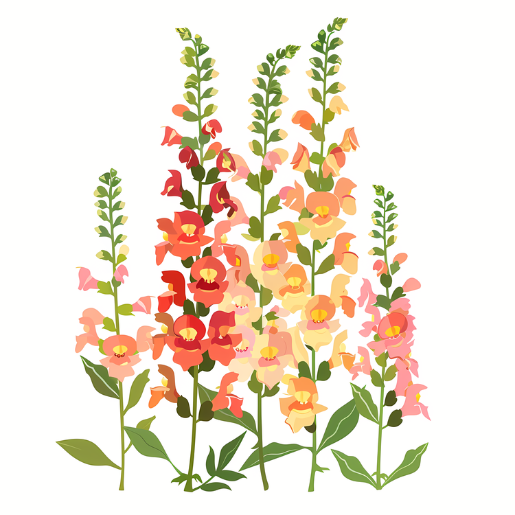 Snapdragon Flower,Flowers,Vibrant