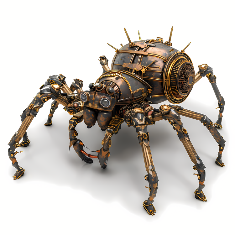 Steampunk,Robotic Spider,Mechanical Arachnid
