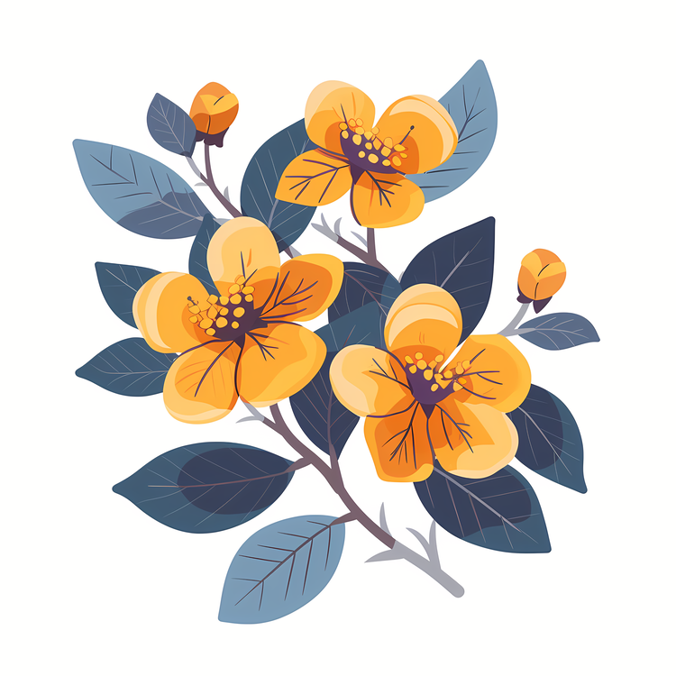 Alaska State Flower,Orange Flowers,Spring
