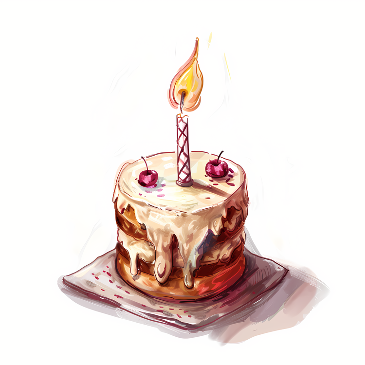 Birthday Wish,Birthday Cake,Vanilla Cake