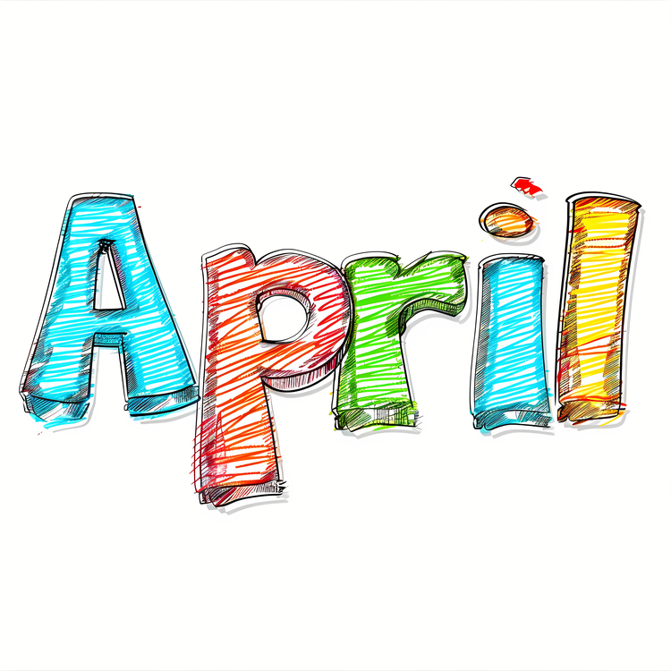 Hello April,April 2024,Calendar Month