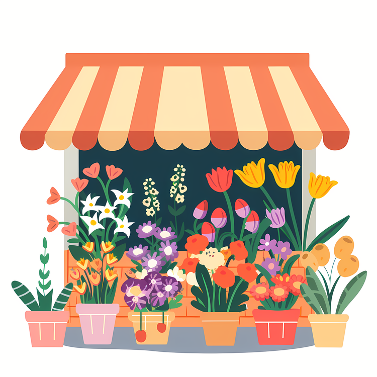 Spring Flower Store,Flower Shop,Gardening