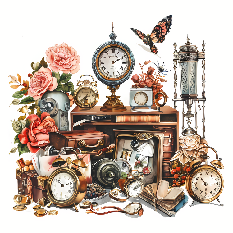 Cherish An Antique Day,Clocks,Antique