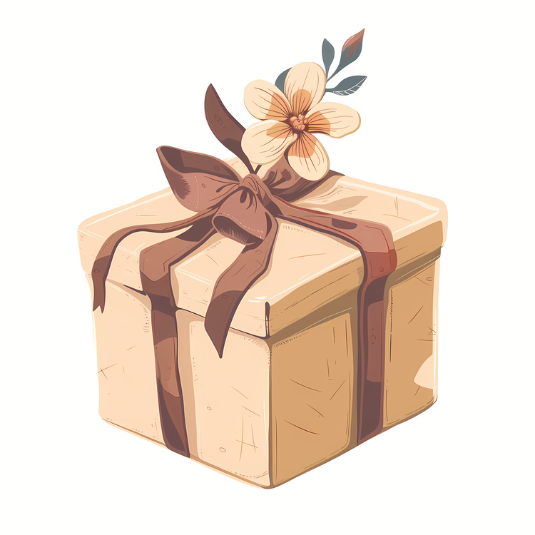 Handmade Gift,Present,Wrapped Gift Box