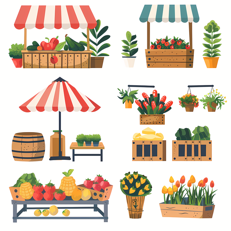 Spring Market,Grocery Store,Vegetables