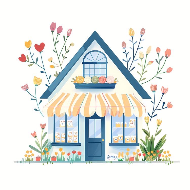 Spring Flower Store,Flower Shop,Floral Shop