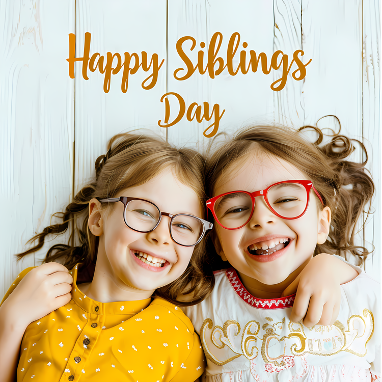 Happy Siblings Day,Happy Sibilings Day,Smiling Children