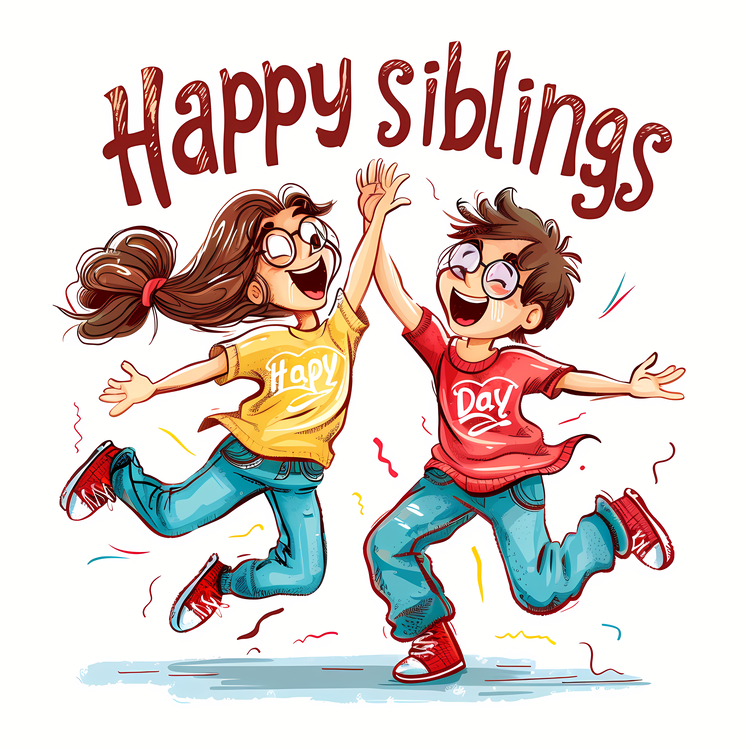 Happy Siblings Day,Happy,Smiling