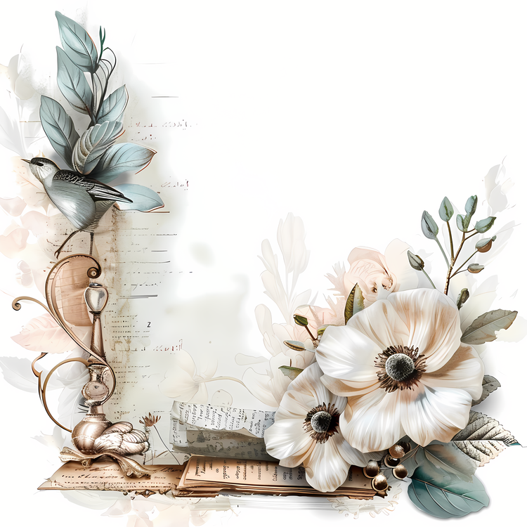 Cherish An Antique Day,Book,Floral
