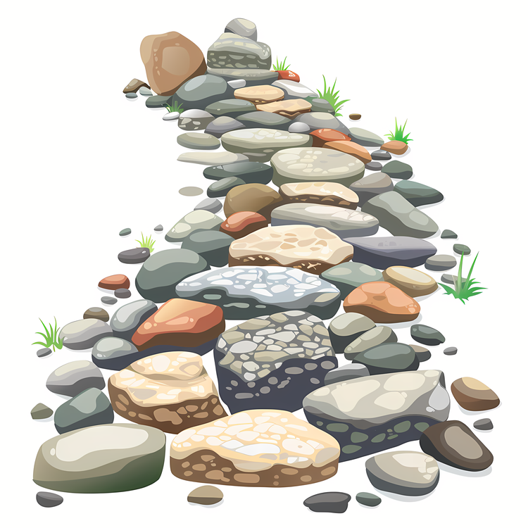 Pebble Path,Stone,Pathway
