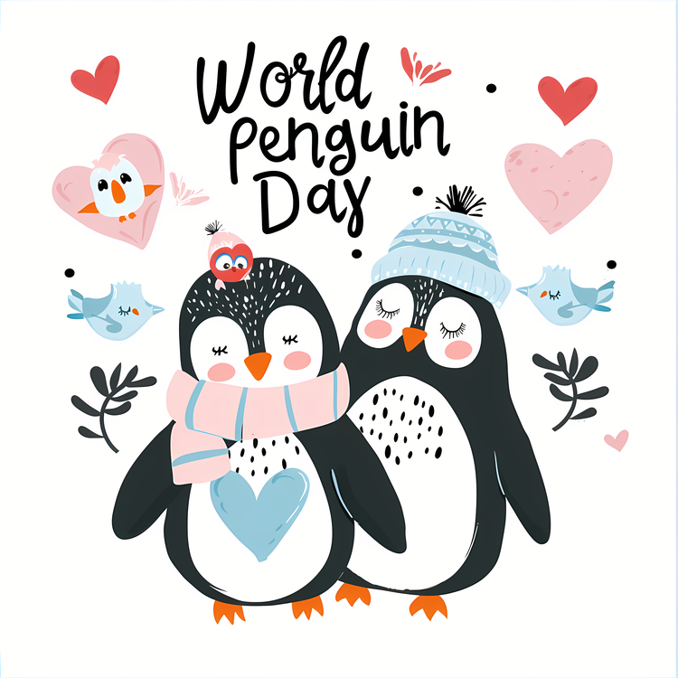 World Penguin Day,Hugging Penguins,Penguin Love