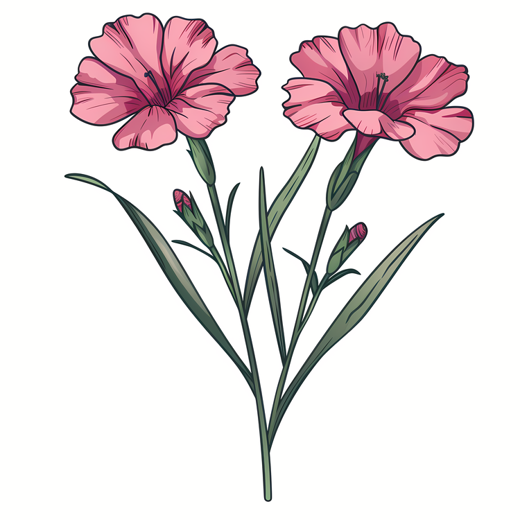 Dianthus Flower,Petals,Pink Flowers