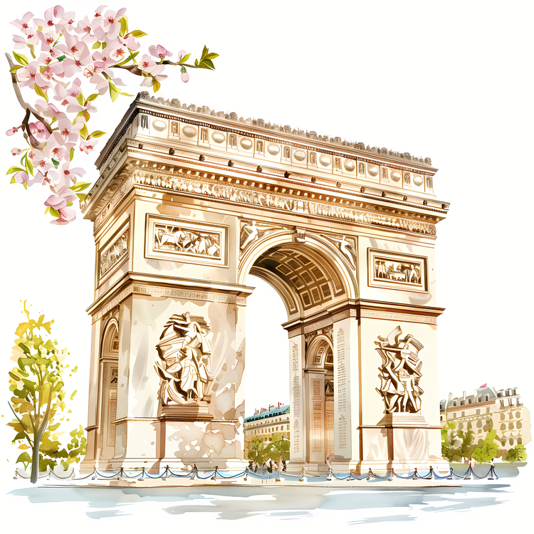 Arc De Triomphe,Paris,France