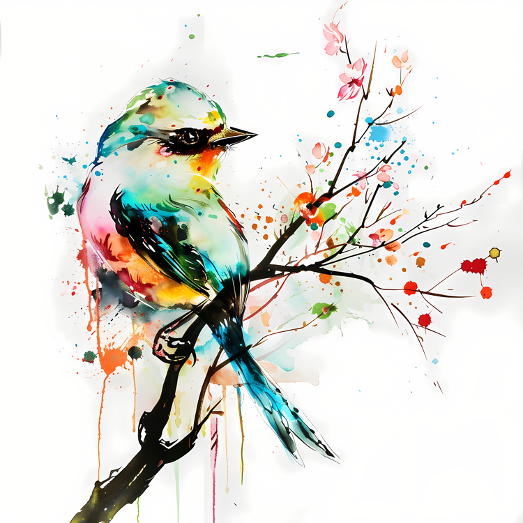 Bird Day,Painting,Bird