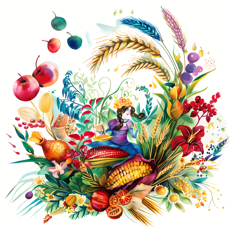Shavuot,Fruits And Vegetables,Apples