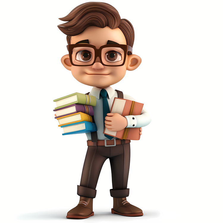 School Librarian,Schoolboy,Bookworm