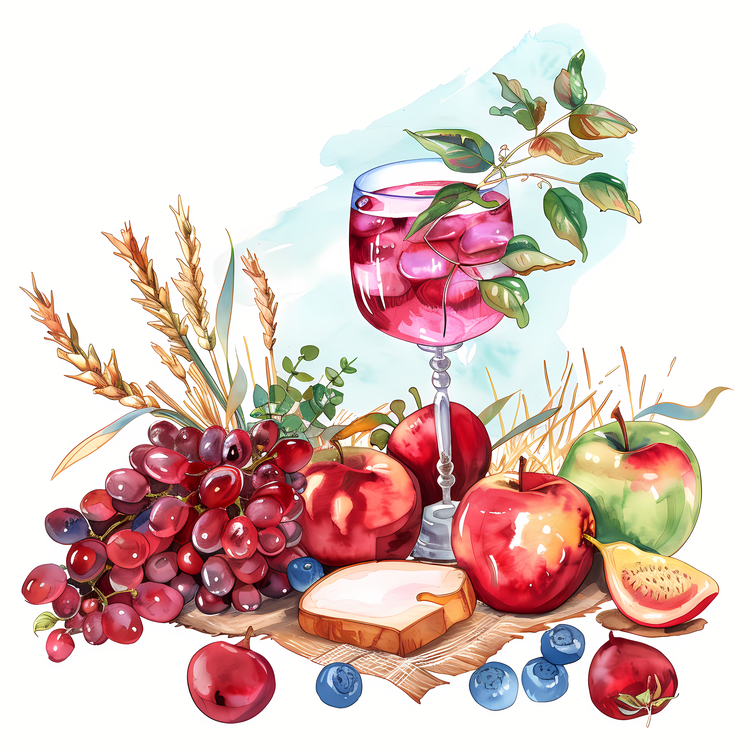 Shavuot,Fruit,Wine