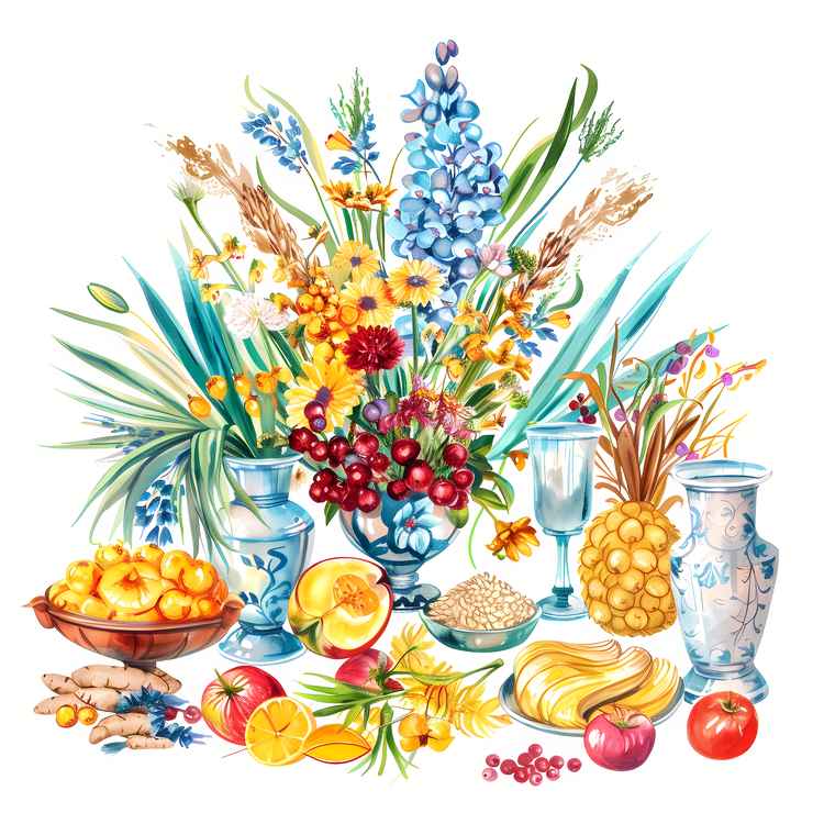Shavuot,Fruits,Flowers