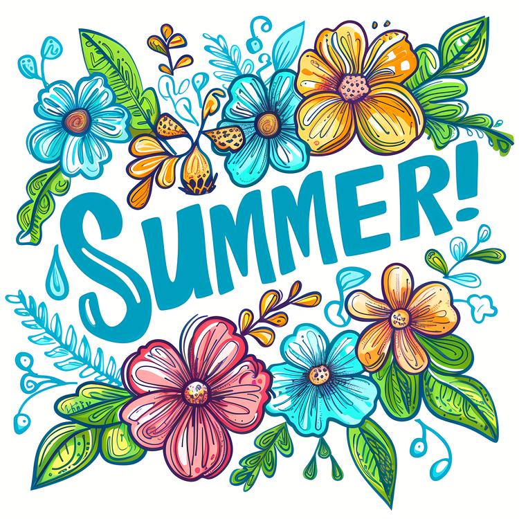 Welcome Summer,Summer Flowers,Floral Design
