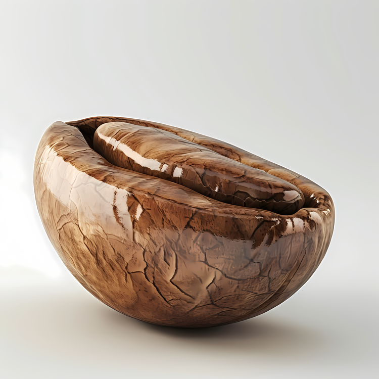 Coffee Beans,Wooden Sculpture,Bowl