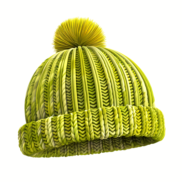Knit Cap,Green Hat,Knitted Hat