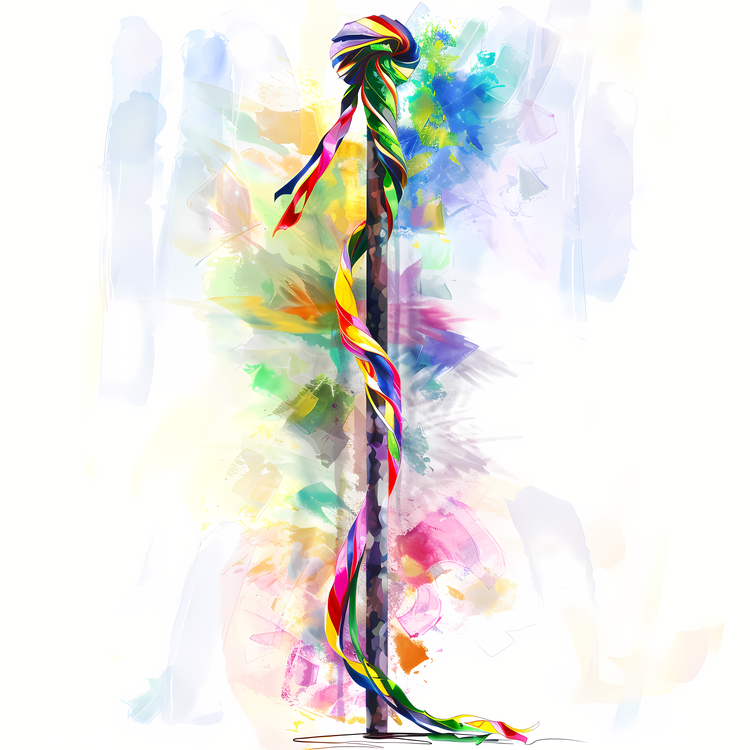 Maypole,Umbrella,Colorful