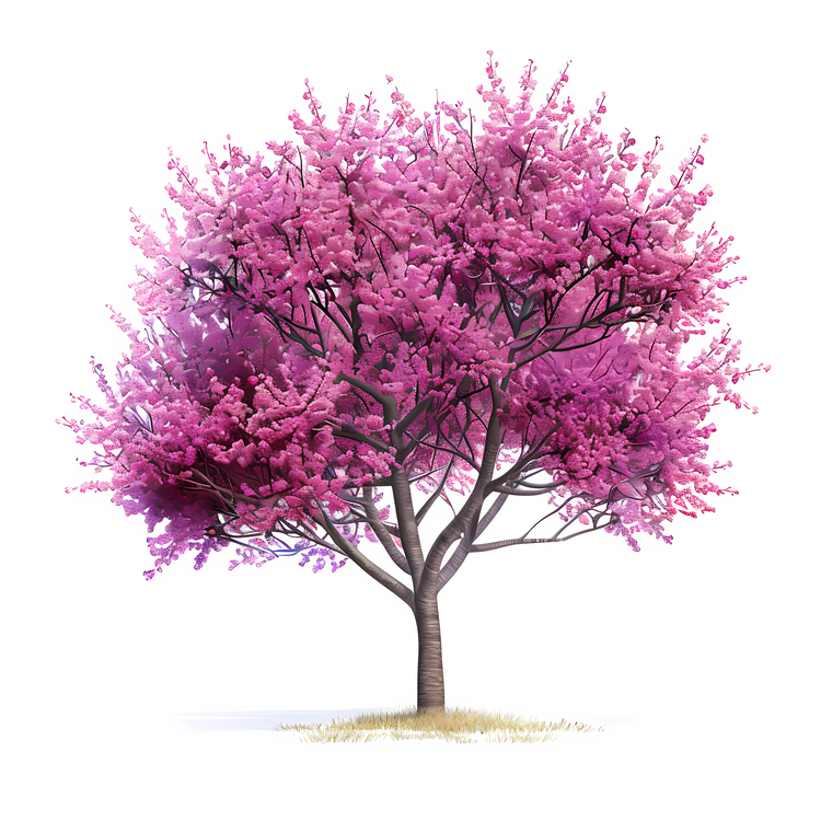 Redbud Tree,Pink Tree,Sakura