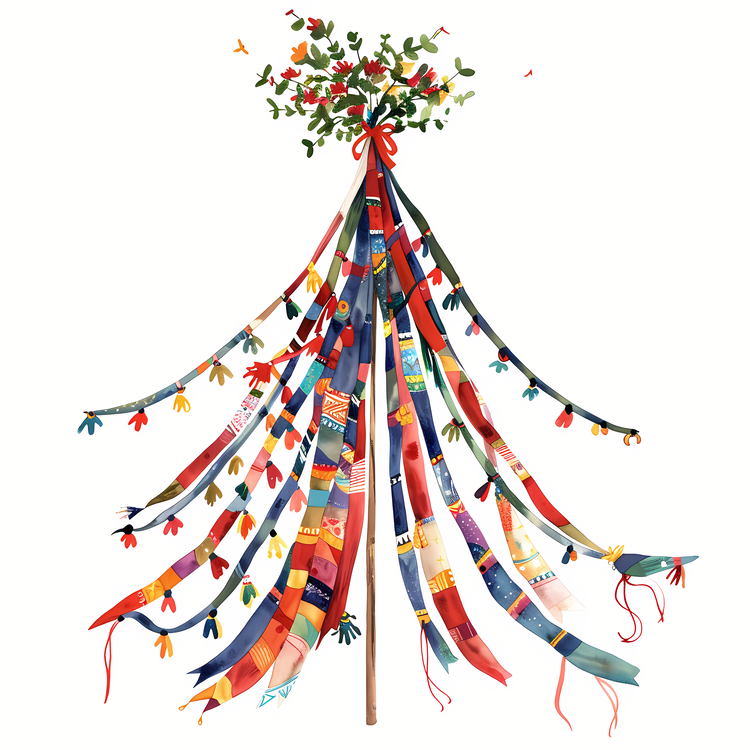 Maypole,Artwork,Christmas Tree