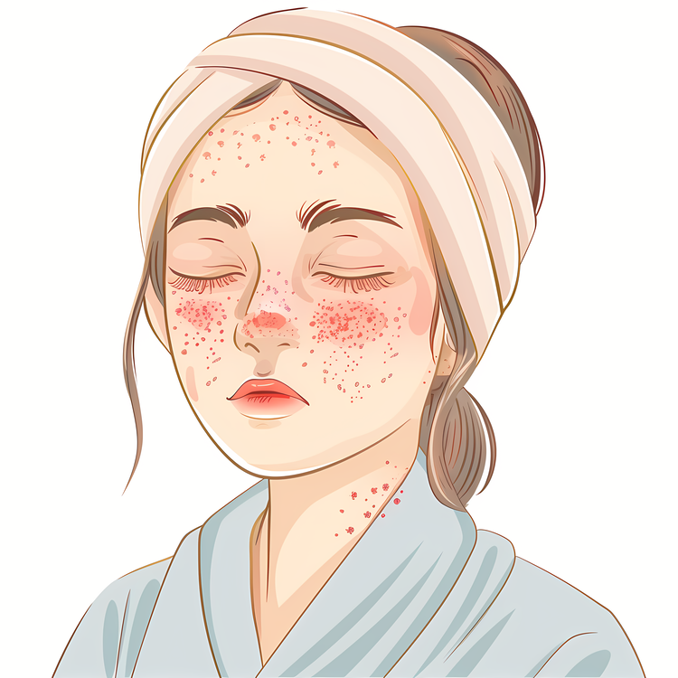 Skin Allergy,Acne,Blemishes