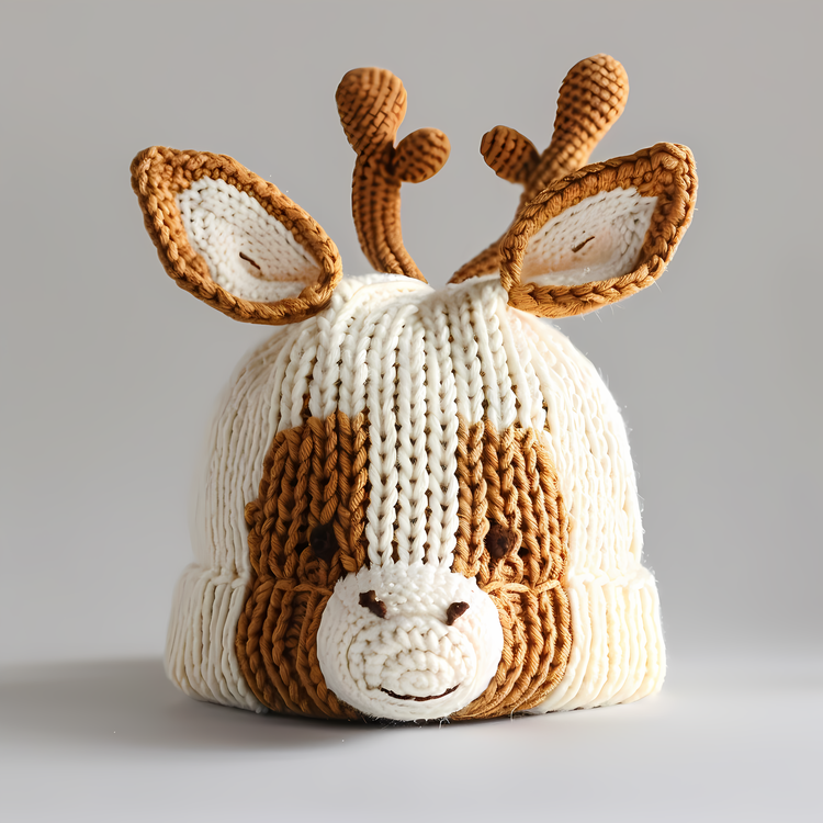 Knit Cap,Animal,Knitted