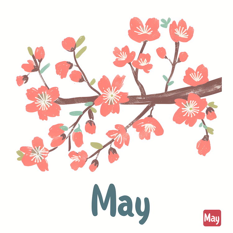 Hello May,Spring,Flower