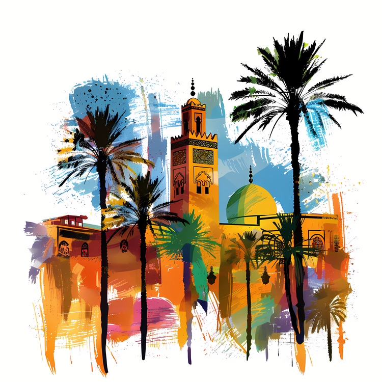 Marrakech,Islamic Architecture,Arabic Calligraphy