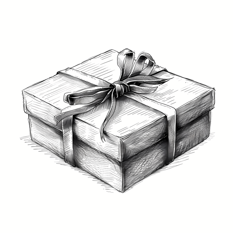 Handmade Gift,Black And White,Gift Box