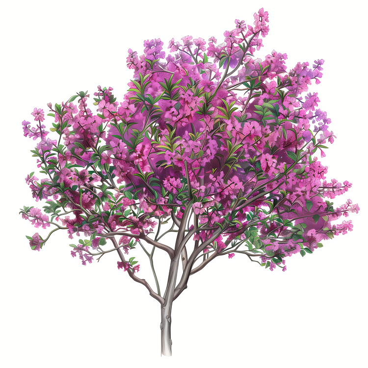 Redbud Tree,Tree,Purple