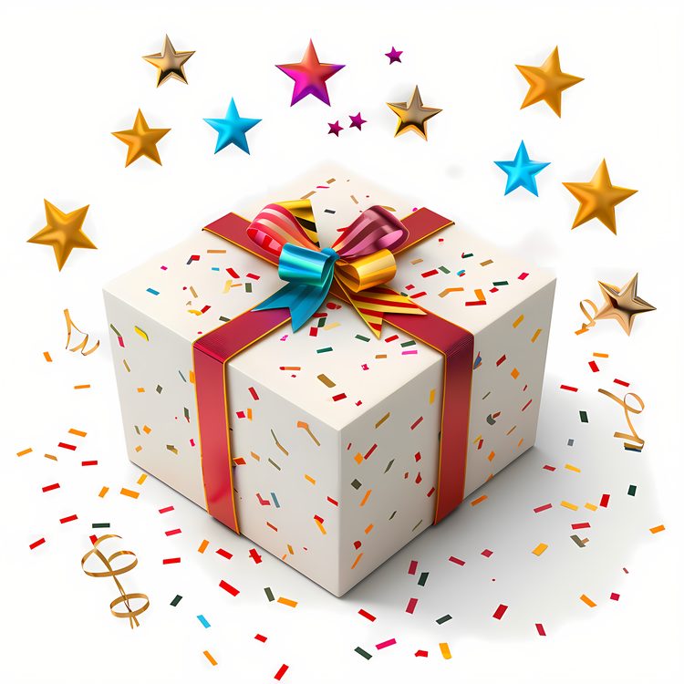 Birthday Wish,Gift Box,White Gift Box