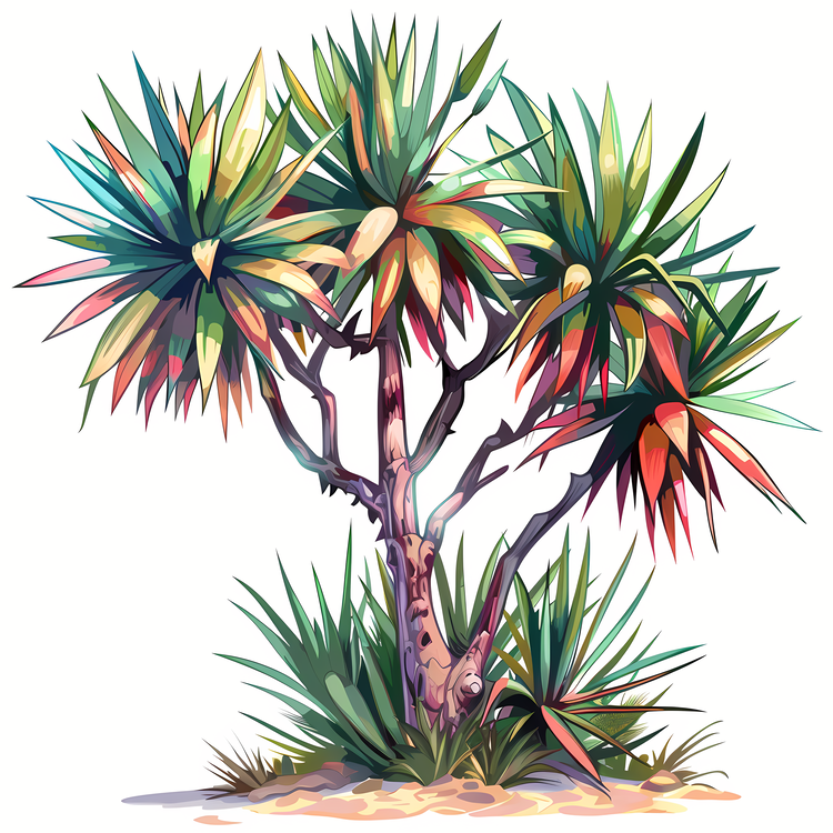 Yucca,Palm Tree,Lush Greenery