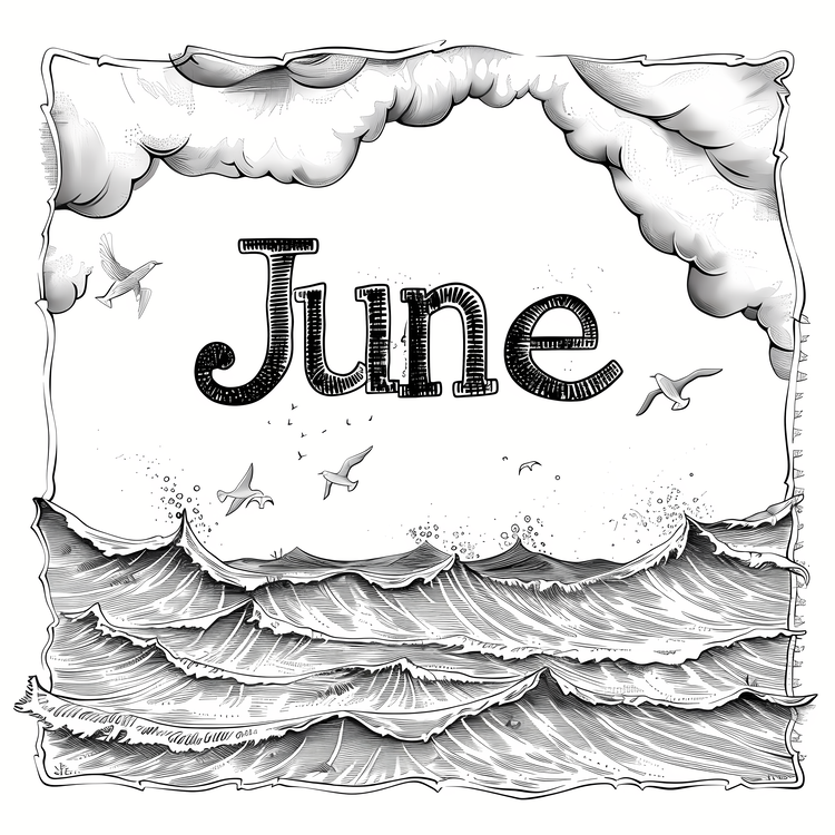 Hello June,Sea,Ocean