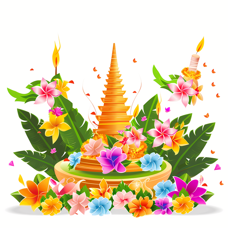 Songkran,Flower,Buddhist