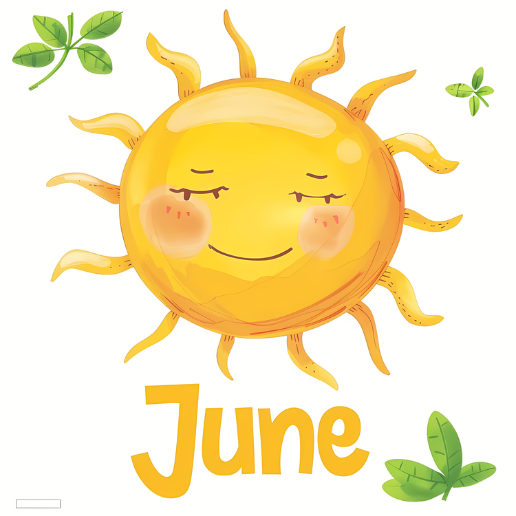 Hello June,Happy Sun,Smiling Sun