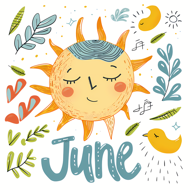 Hello June,Sun,Child