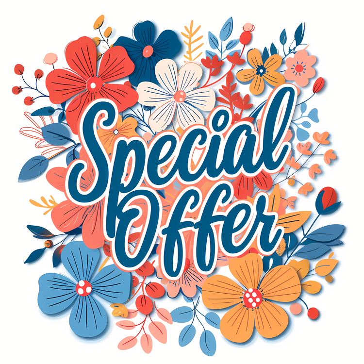 Special Offer Banner,Floral,Bouquet