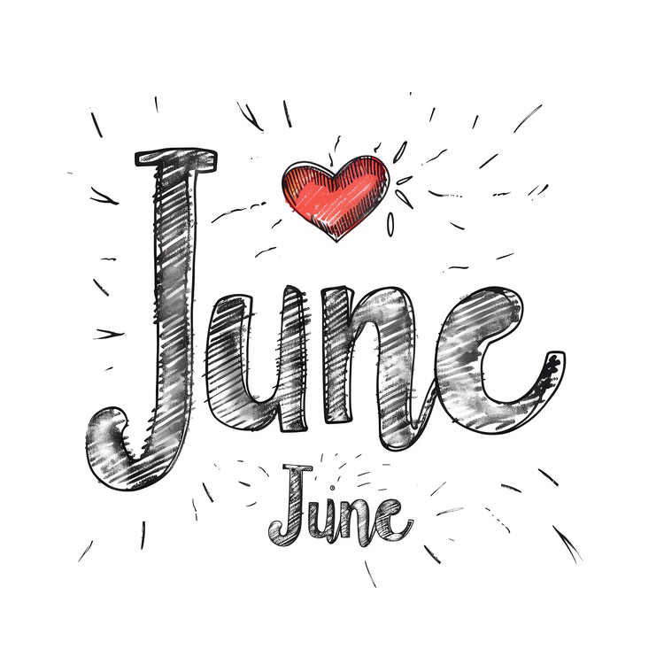 Hello June,Romantic,Love Lettering