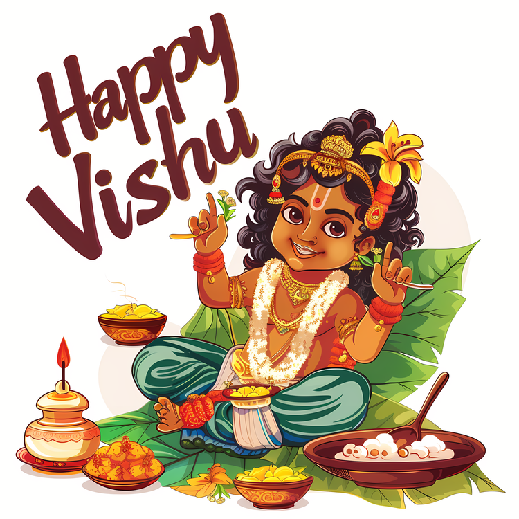 Vishu,Happy Visnu,Hindu God
