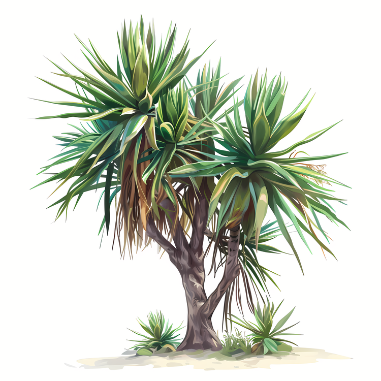 Yucca,Palm Tree,Green Leaves