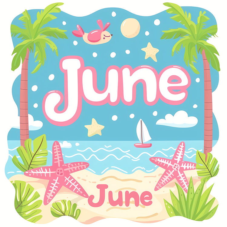 Hello June,July,Beach